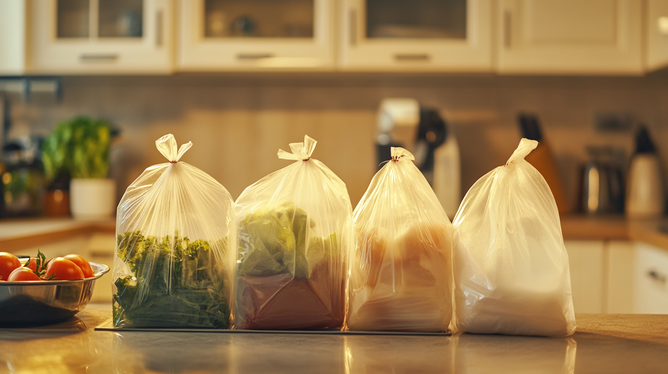 Saco plástico transparente para alimentos: 7 usos práticos