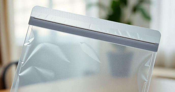 Envelope plástico com aba adesiva para envio seguro e prático