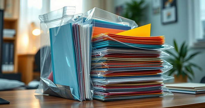 Saco plástico A3 é a solução ideal para organização e armazenamento eficiente