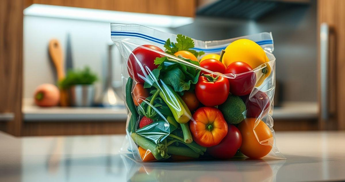 Saco plástico transparente para alimentos: a escolha ideal para conservar seus alimentos