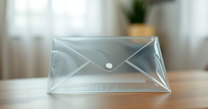 Envelope plástico com aba adesiva é ideal para envio seguro e prático