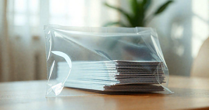 Envelope Plástico Transparente Auto Adesivo para Organizar e Proteger Seus Documentos
