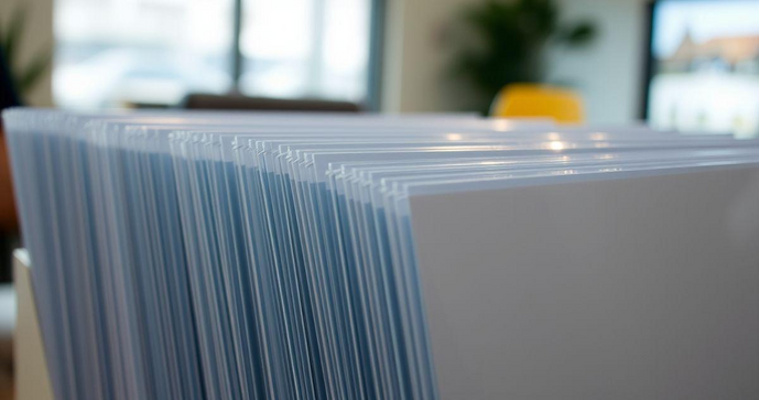 Saco plástico A4 ideal para organizar e proteger seus documentos