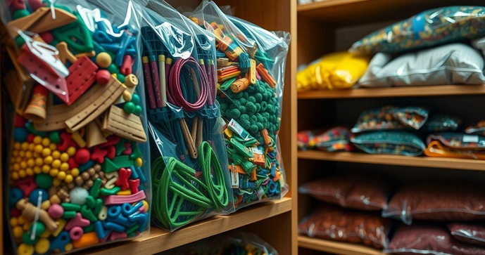Saco plástico transparente é essencial para organização e proteção