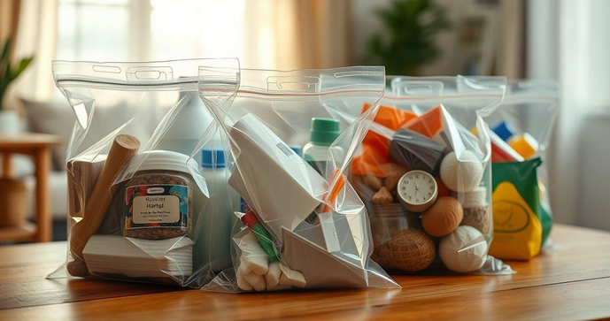 Sacos plásticos com fecho adesivo como a solução perfeita para armazenamento seguro