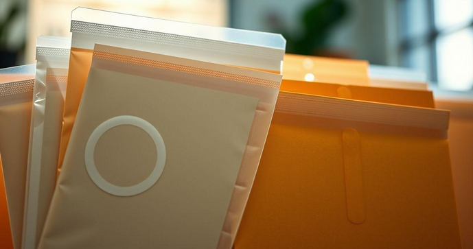 Envelope plástico adesivado para envio seguro e prático
