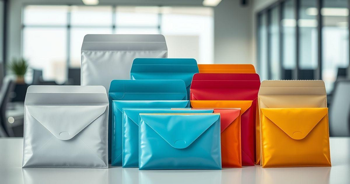 Envelopes plásticos com aba adesivada: como escolher e utilizar