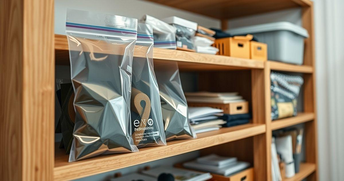 Sacos adesivados são a solução ideal para armazenamento e organização eficiente