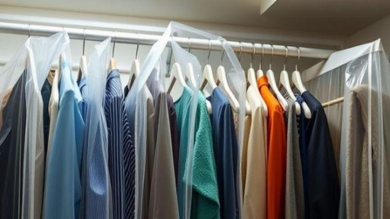 Saco plástico para roupas é a solução ideal para proteger e organizar suas peças
